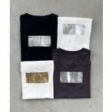 箔プリント オーバーサイズTシャツ | ad thie | 詳細画像33 