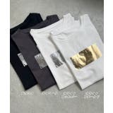 箔プリント オーバーサイズTシャツ | ad thie | 詳細画像38 