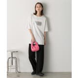 箔プリント オーバーサイズTシャツ | ad thie | 詳細画像4 