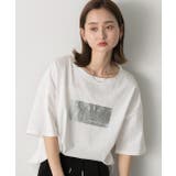 箔プリント オーバーサイズTシャツ | ad thie | 詳細画像8 