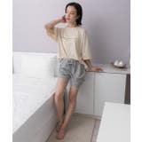 ロゴ入りルームウエア セットアップ 柄 | ad thie | 詳細画像9 