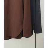 チュニックロングTシャツ ロンT ラウンドスリット | ad thie | 詳細画像26