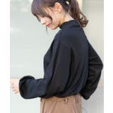 スムースプチハイネックロゴプリントロングTシャツ 柄 プチハイネック | ad thie | 詳細画像21 