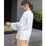 スムースプチハイネックロゴプリントロングTシャツ 柄 プチハイネック | ad thie | 詳細画像28 