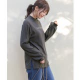スムースプチハイネックロゴプリントロングTシャツ 柄 プチハイネック | ad thie | 詳細画像35 
