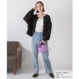 VネックレーステレコロングTシャツ カットソー レース | ad thie | 詳細画像2