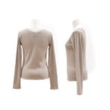 VネックレーステレコロングTシャツ カットソー レース | ad thie | 詳細画像25