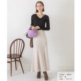 VネックレーステレコロングTシャツ カットソー レース | ad thie | 詳細画像5