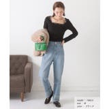 スクエアレーステレコロングTシャツ カットソー レース | ad thie | 詳細画像2 