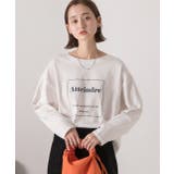 ロゴプリント オーバーサイズTシャツ | ad thie | 詳細画像10 