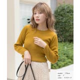 プチハイネックニット リブニット シンプル[品番：ADEW0000231