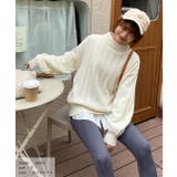 ワイドリブニット 太リブ ハイネック | ad thie | 詳細画像10 