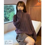 ワイドリブニット 太リブ ハイネック | ad thie | 詳細画像17 