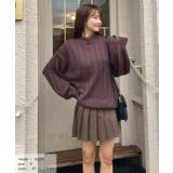 ワイドリブニット 太リブ ハイネック | ad thie | 詳細画像18 