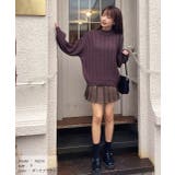 ワイドリブニット 太リブ ハイネック | ad thie | 詳細画像19 