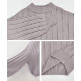 ワイドリブニット 太リブ ハイネック | ad thie | 詳細画像29 