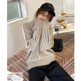 ワイドリブニット 太リブ ハイネック | ad thie | 詳細画像6 