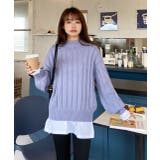 サックス1 | ワイドリブニット 太リブ ハイネック | ad thie