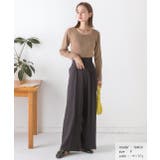 スクエアネック リブニットトップス | ad thie | 詳細画像2 