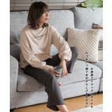 ロゴ入り長袖ルームウェア 柄 セットアップ | ad thie | 詳細画像23 