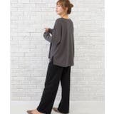 ロゴ入り長袖ルームウェア 柄 セットアップ | ad thie | 詳細画像32 