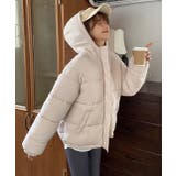 フード付きエコダウンブルゾン 中綿コート アウター | ad thie | 詳細画像17 