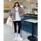 フード付きエコダウンブルゾン 中綿コート アウター | ad thie | 詳細画像19 