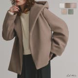 フード付きコート アウター コート | ad thie | 詳細画像1 