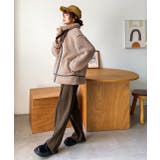 パイピングボアジャケット ファーコート ボア | ad thie | 詳細画像28 