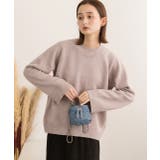 ワイド袖 ラグランニットプルオーバー クルーネック | ad thie | 詳細画像8 