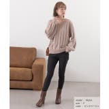 Vネックリブニット Vネック ニット | ad thie | 詳細画像2 