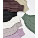 Vネックリブニット Vネック ニット | ad thie | 詳細画像25 