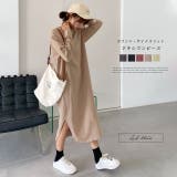 サイドスリットTシャツワンピース ワンピース サイドスリット | ad thie | 詳細画像1