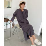 サイドスリットTシャツワンピース ワンピース サイドスリット | ad thie | 詳細画像10