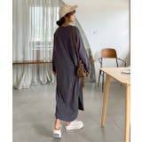 サイドスリットTシャツワンピース ワンピース サイドスリット | ad thie | 詳細画像8