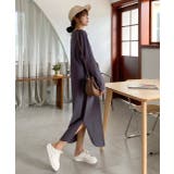 サイドスリットTシャツワンピース ワンピース サイドスリット | ad thie | 詳細画像9