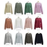 シンプル長袖Tシャツ カットソー トップス | ad thie | 詳細画像45