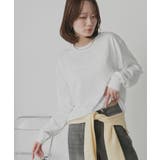 オフホワイト | 【新色追加!】シンプル長袖Tシャツ カットソー トップス | ad thie
