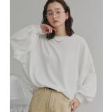 オフホワイト | 裏毛プルオーバー 裏毛 クルー | ad thie