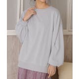 ライトグレー | 裏毛プルオーバー 裏毛 クルー | ad thie