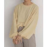 イエロー | 裏毛プルオーバー 裏毛 クルー | ad thie