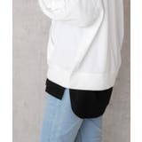 後裾ラウンドロングTシャツ 後ラウンド ラウンド | ad thie | 詳細画像10