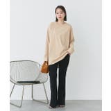 後裾ラウンドロングTシャツ 後ラウンド ラウンド | ad thie | 詳細画像11