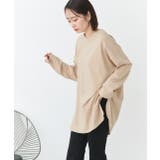 後裾ラウンドロングTシャツ 後ラウンド ラウンド | ad thie | 詳細画像14