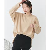 後裾ラウンドロングTシャツ 後ラウンド ラウンド | ad thie | 詳細画像17