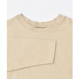 後裾ラウンドロングTシャツ 後ラウンド ラウンド | ad thie | 詳細画像22