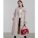 ステンカラーコート ロング パステル ラグラン ベルト | ad thie | 詳細画像34 