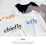 後裾ラウンド ロゴプリント ロングTシャツ | ad thie | 詳細画像17 