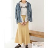 後裾ラウンド ロゴプリント ロングTシャツ | ad thie | 詳細画像8 