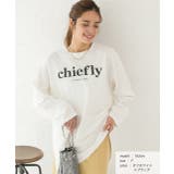 後裾ラウンド ロゴプリント ロングTシャツ | ad thie | 詳細画像9 